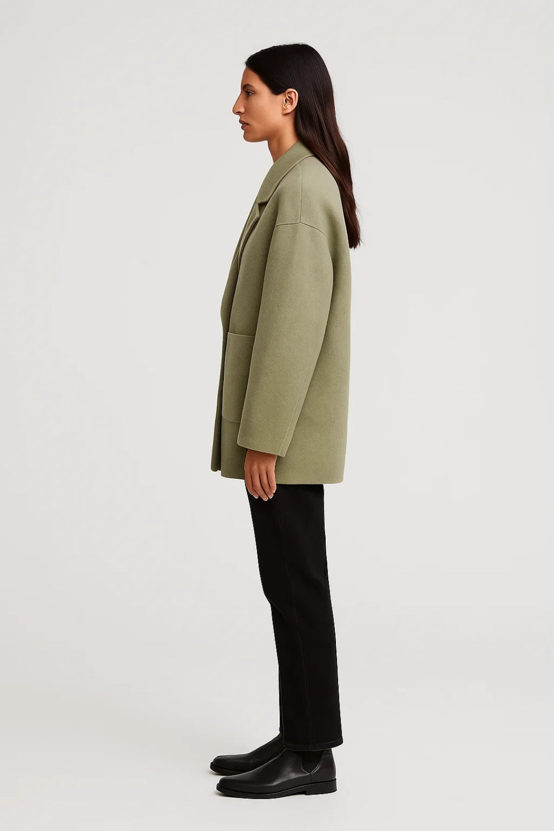 Damesjas met Dubbele Rij Knoopsluiting