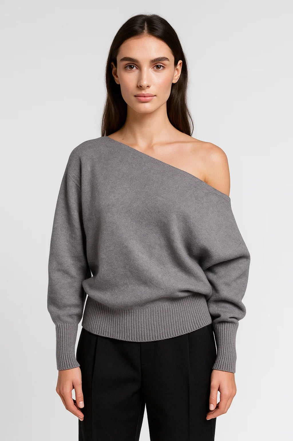 Off-Shoulder Damestrui | Asymmetrisch Model met Relaxte Pasvorm