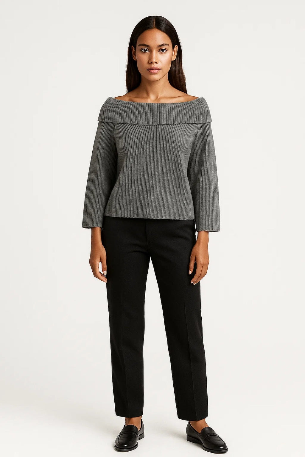 Off-Shoulder Damestrui | Elegante Boothals en Rechte Mouwen