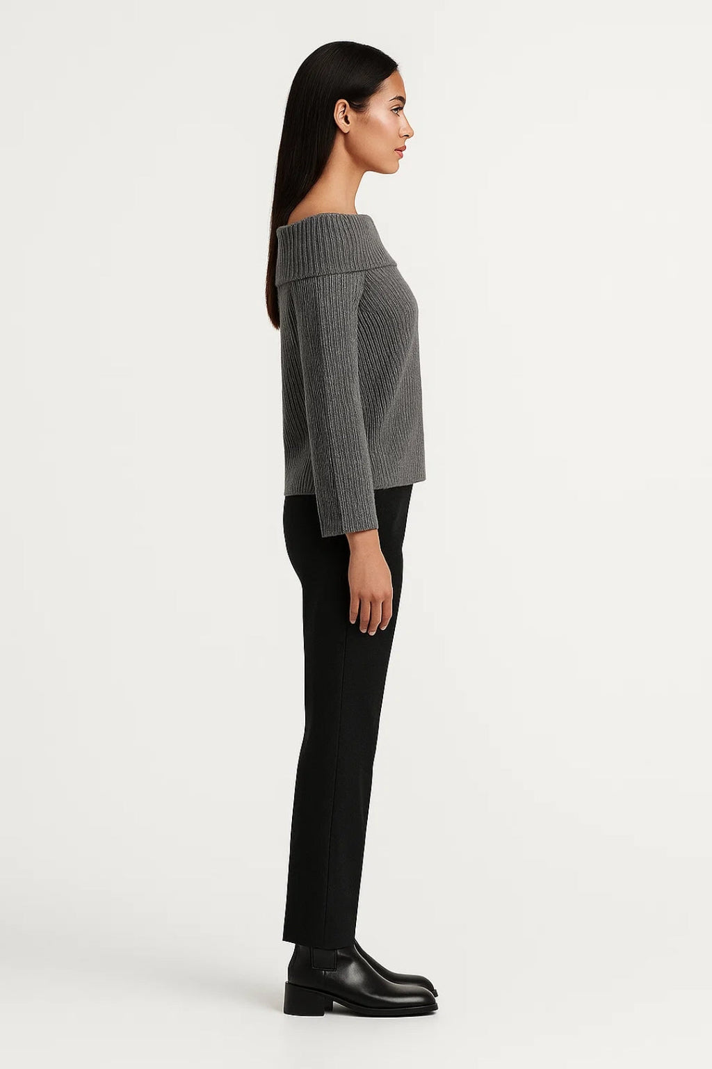 Off-Shoulder Damestrui | Elegante Boothals en Rechte Mouwen