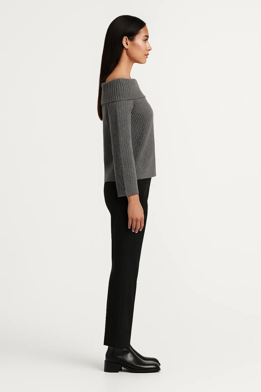 Off-Shoulder Damestrui | Elegante Boothals en Rechte Mouwen