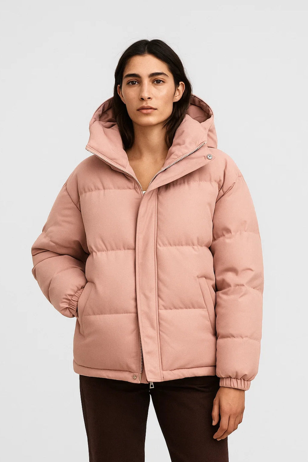 Dames Pufferjas met Capuchon