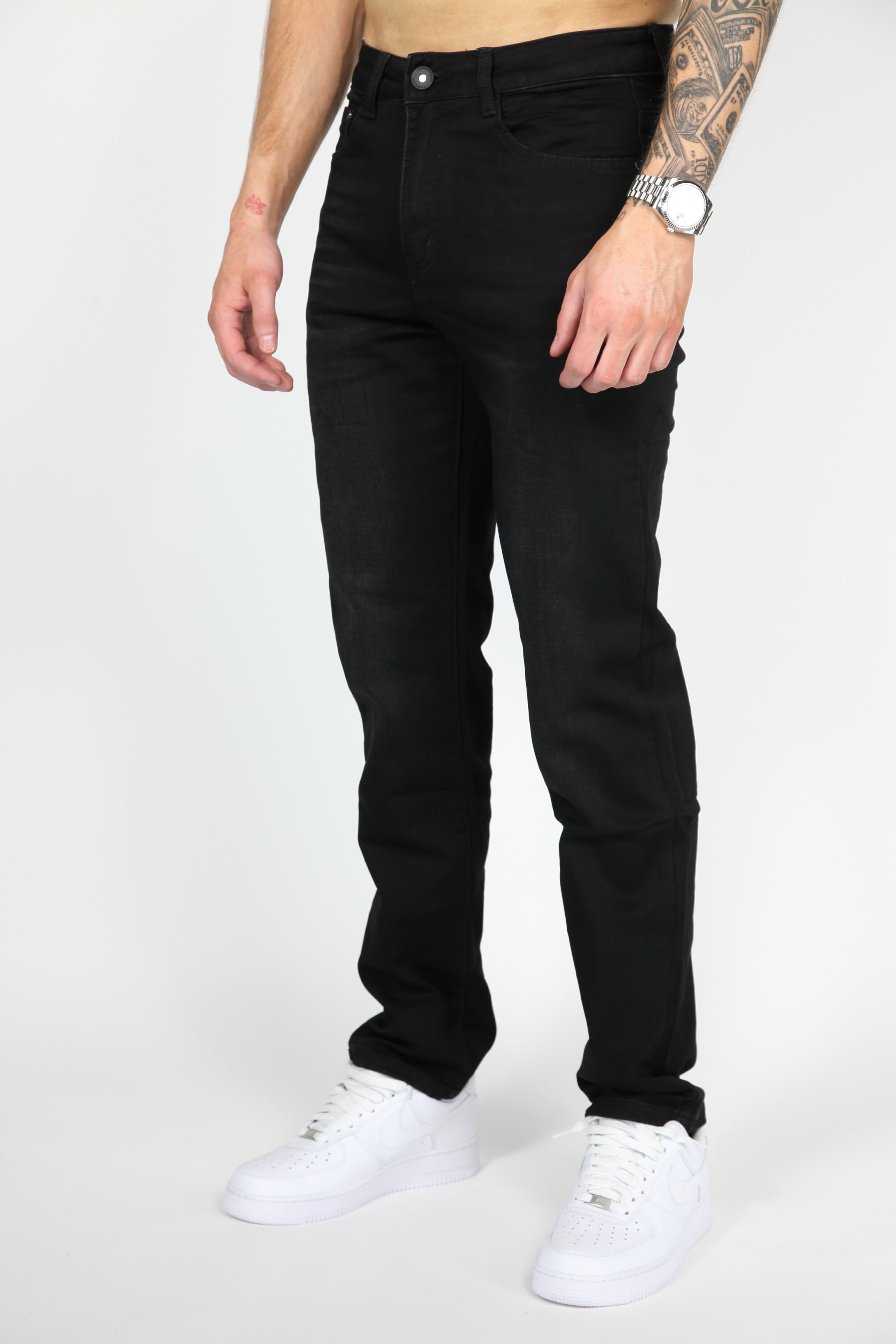 Valenci loose fit Jeans Zwart