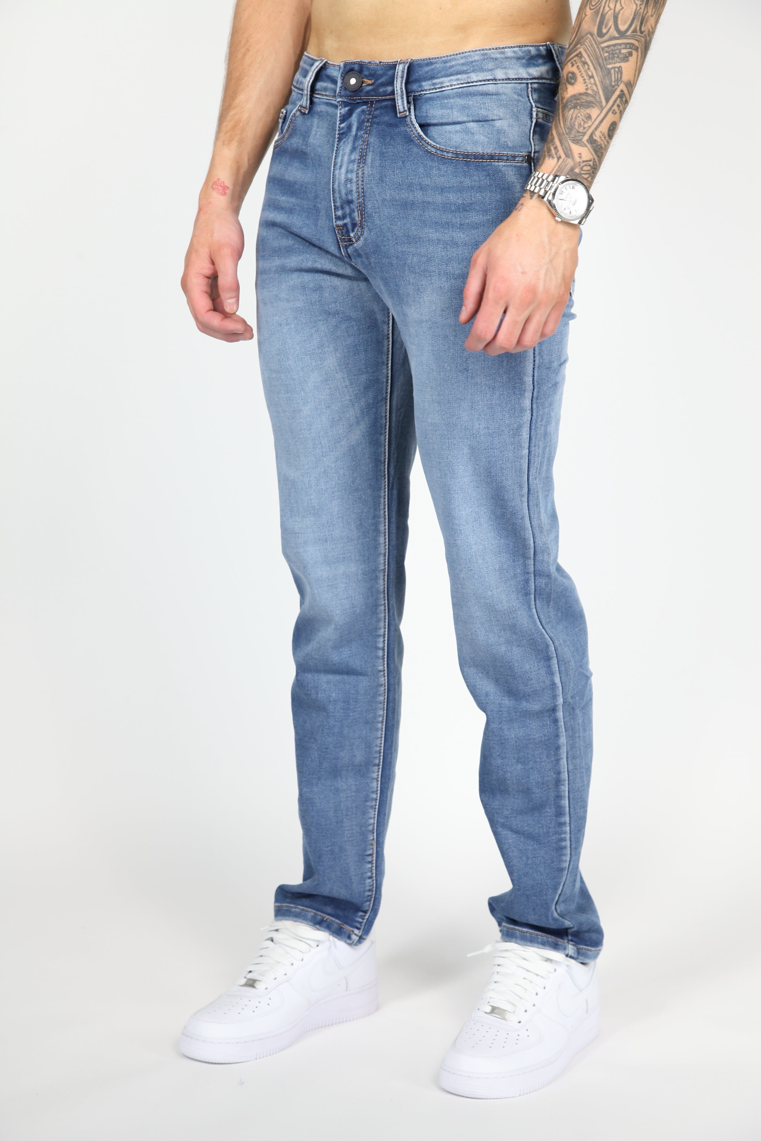 Valenci loose fit Jeans Licht Blauw