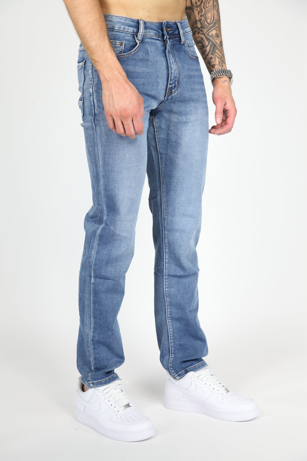 Valenci loose fit Jeans Licht Blauw
