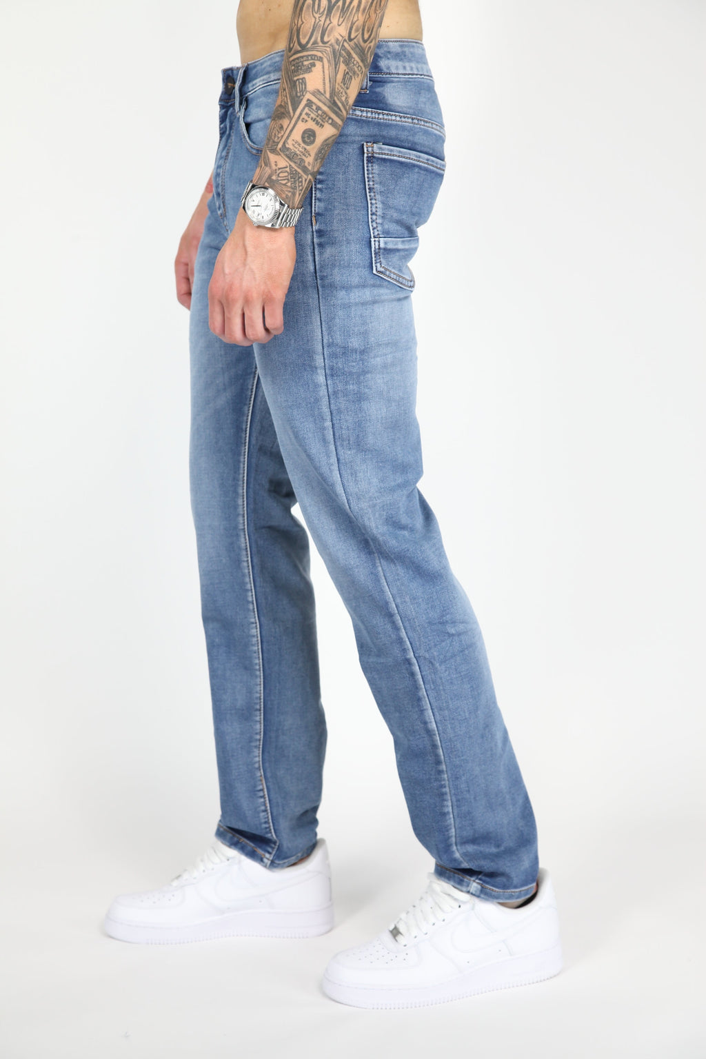 Valenci loose fit Jeans Licht Blauw