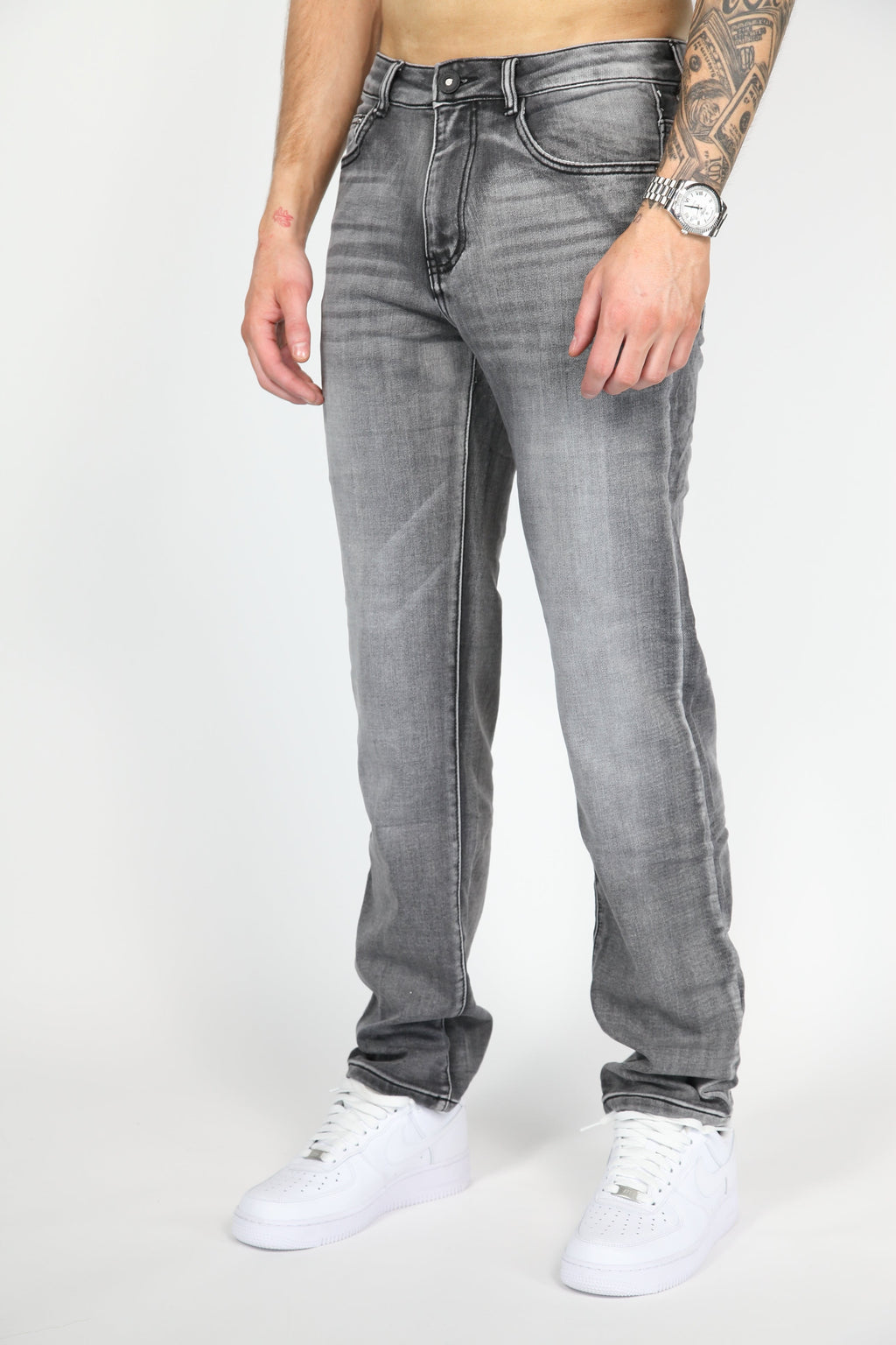Valenci loose fit Jeans Grijs