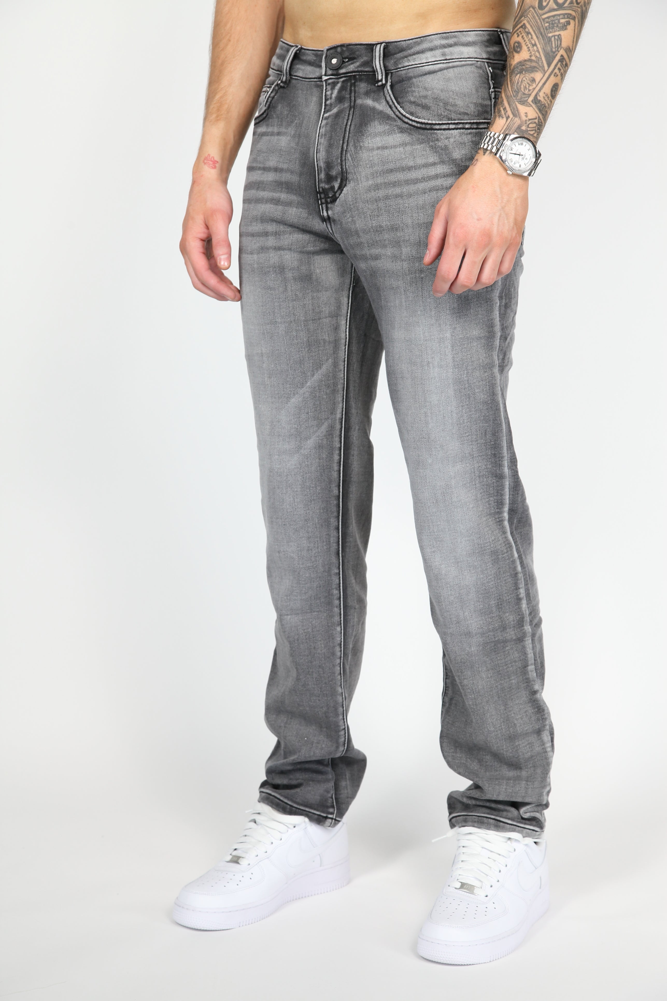 Valenci loose fit Jeans Grijs