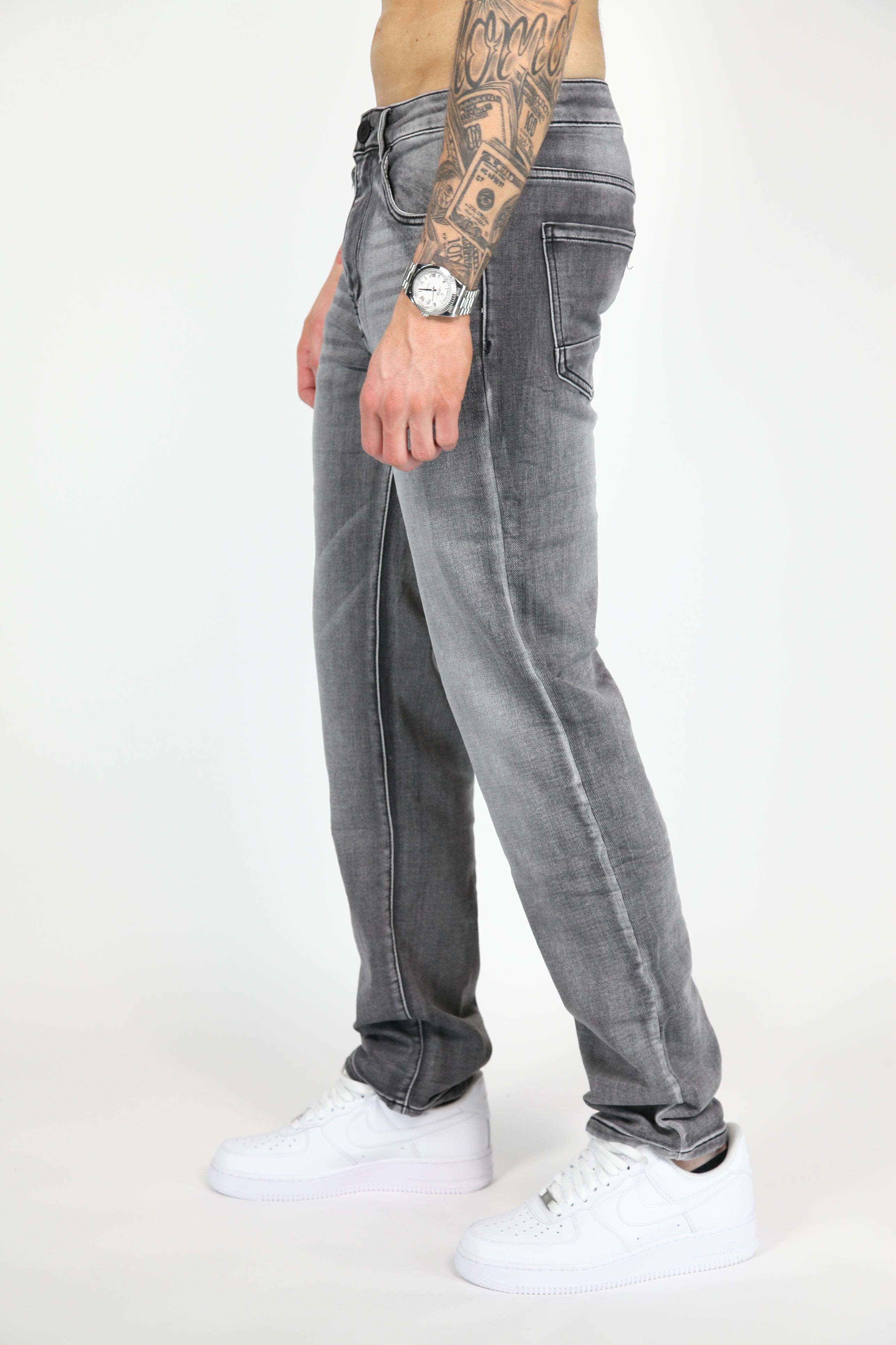 Valenci loose fit Jeans Grijs