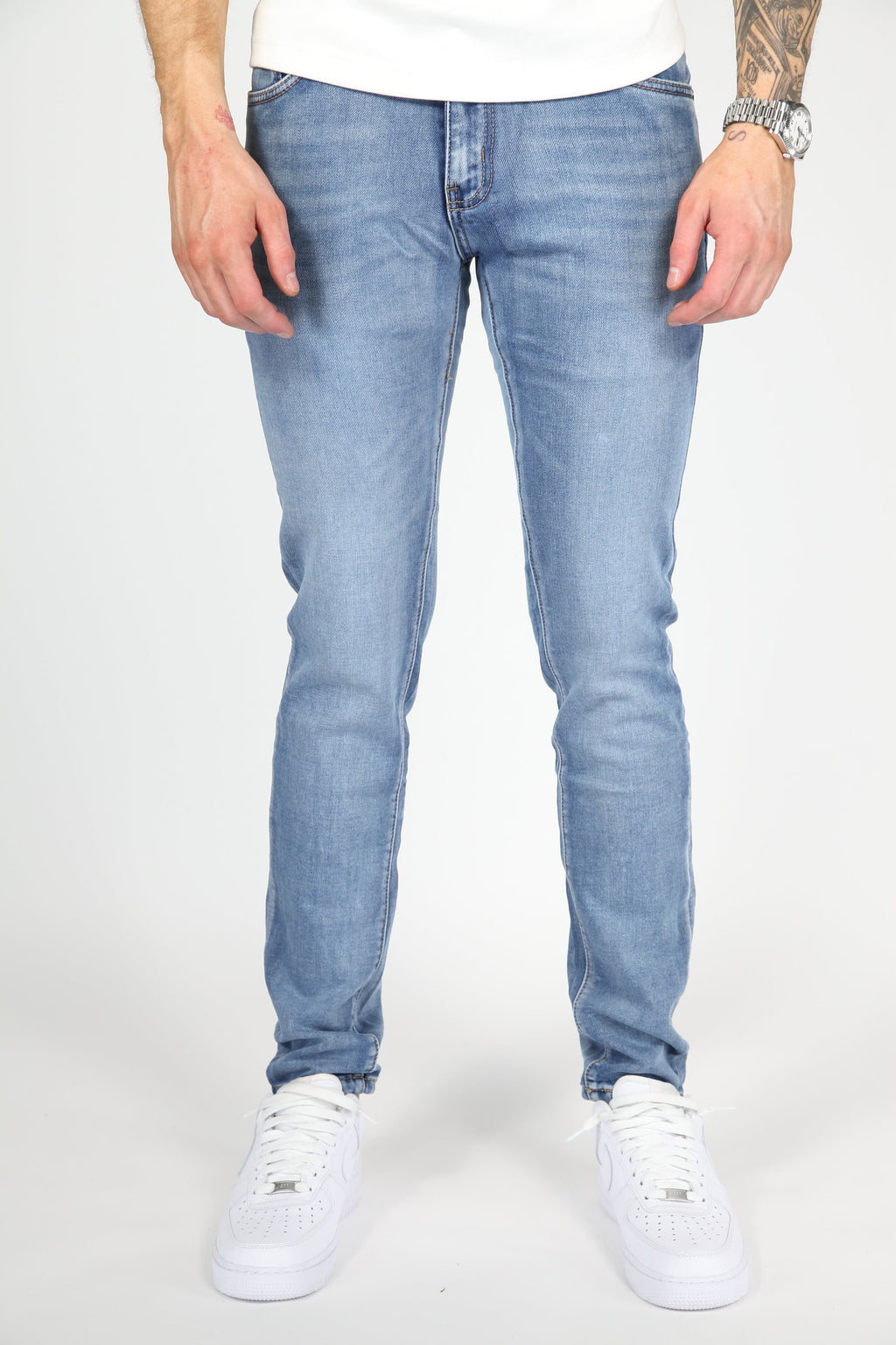 Valenci Slimfit Jeans Licht Blauw
