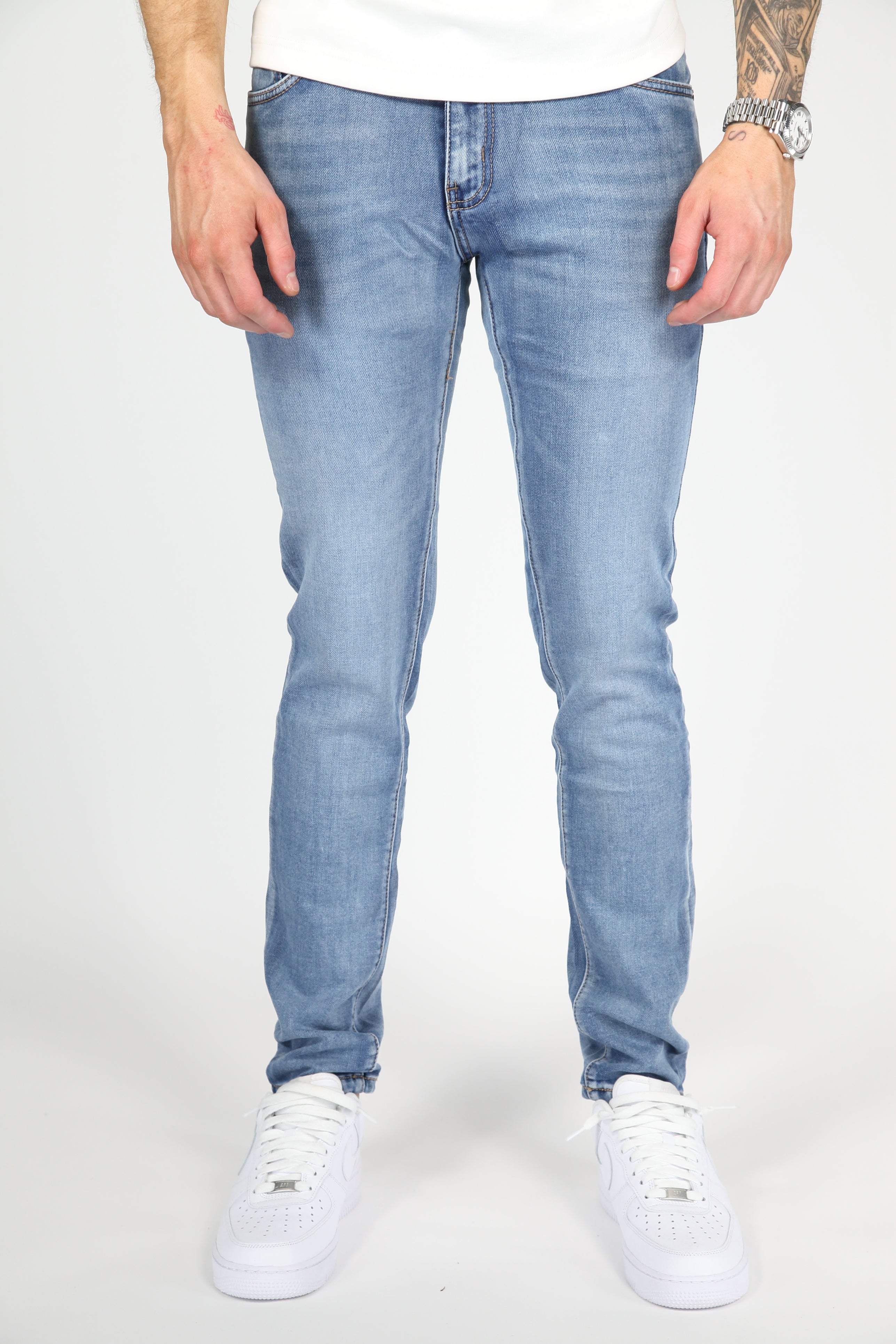 Valenci Slimfit Jeans Licht Blauw