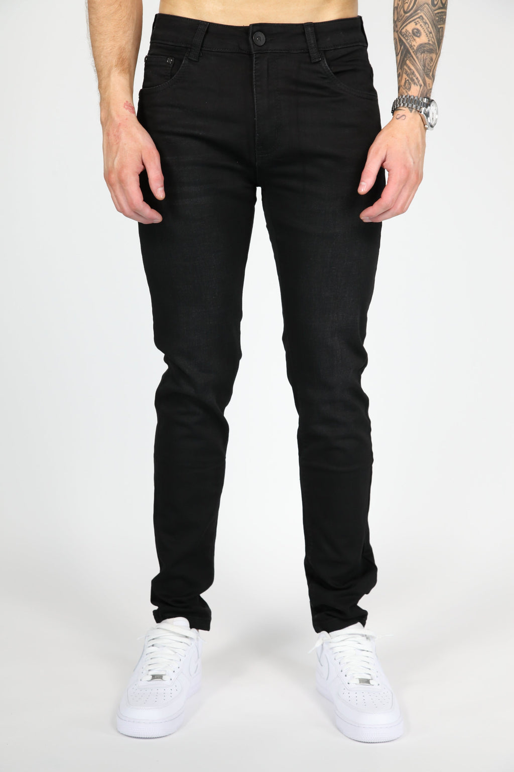 Valenci Slimfit Jeans Zwart