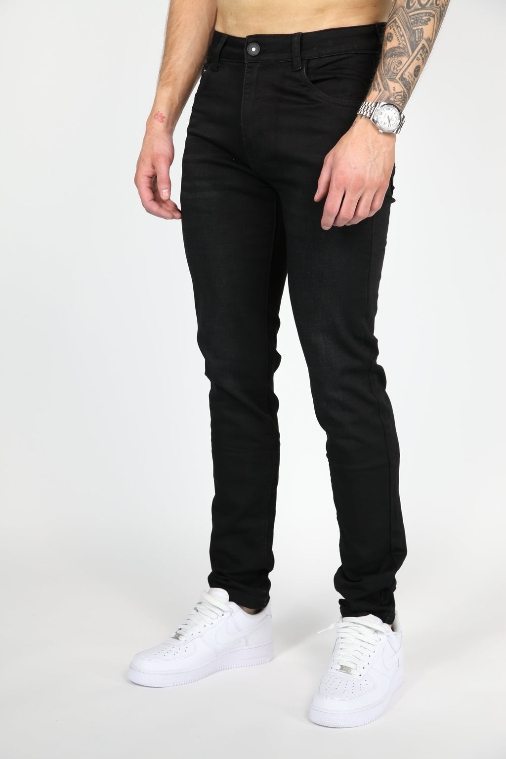 Valenci Slimfit Jeans Zwart