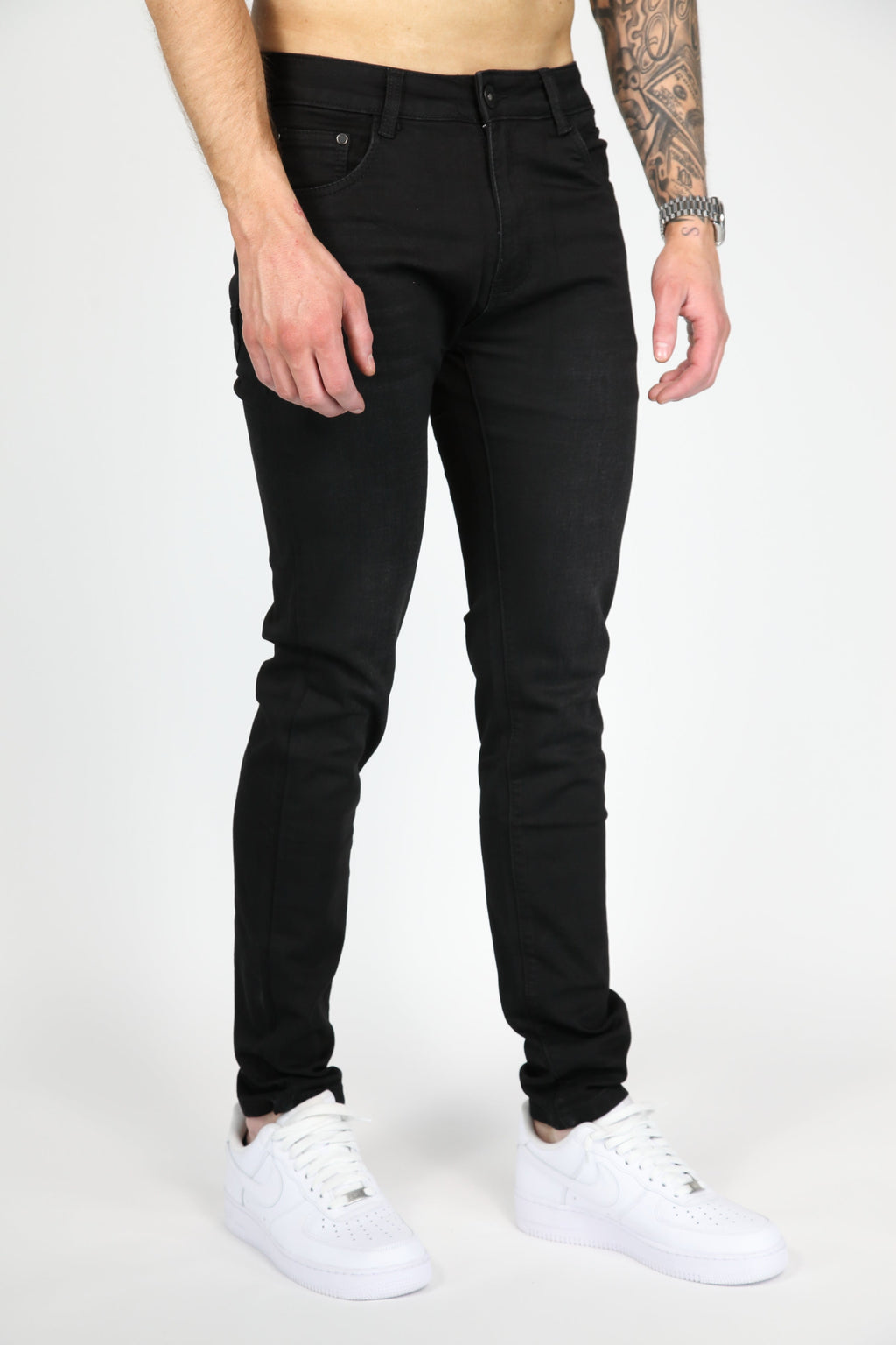 Valenci Slimfit Jeans Zwart