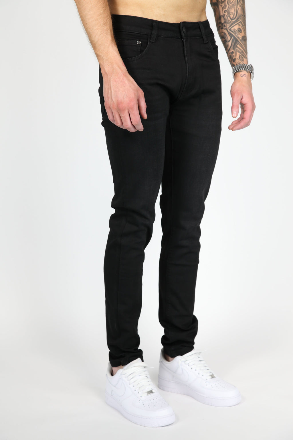 Valenci Slimfit Jeans Zwart