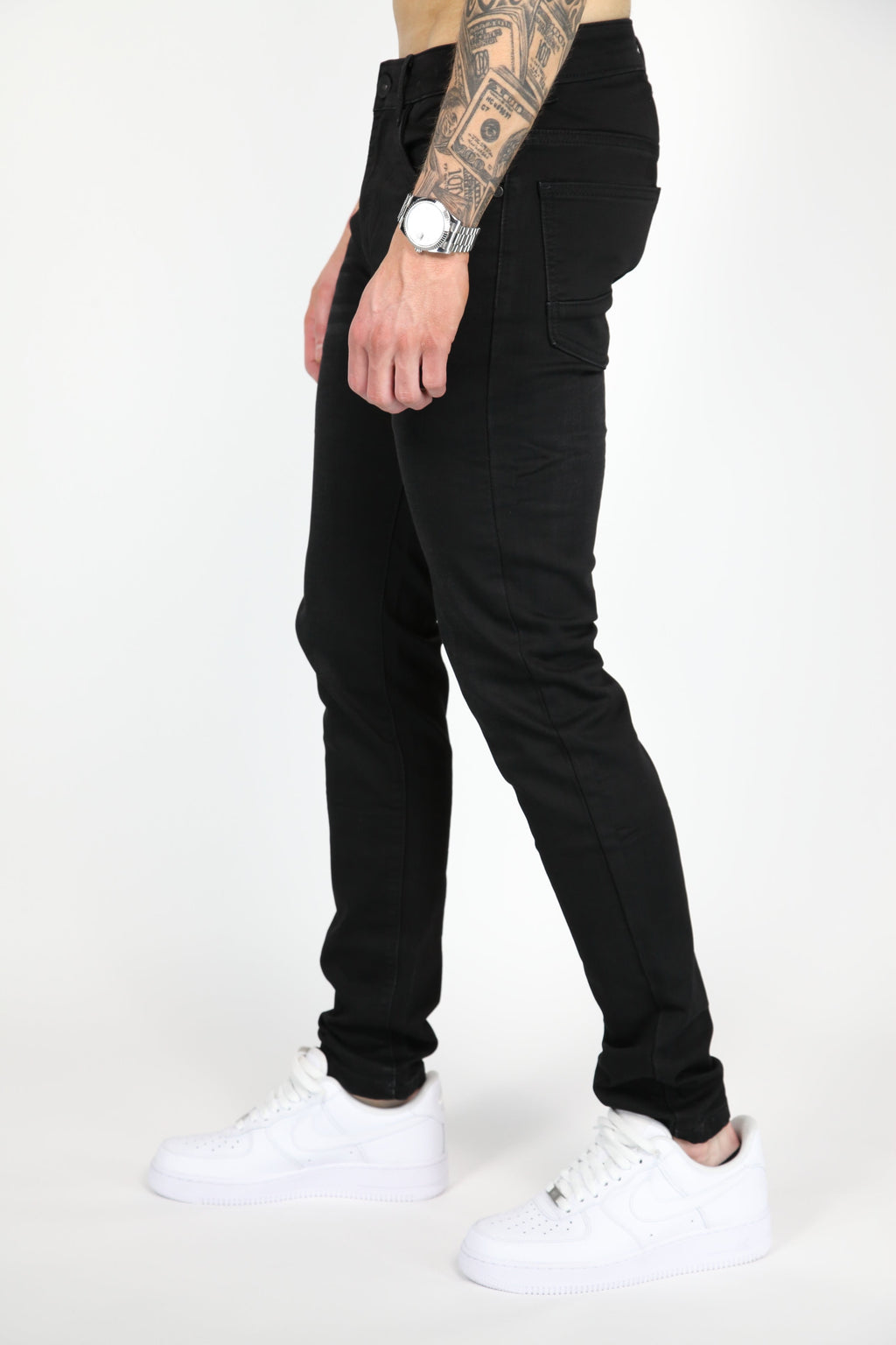 Valenci Slimfit Jeans Zwart