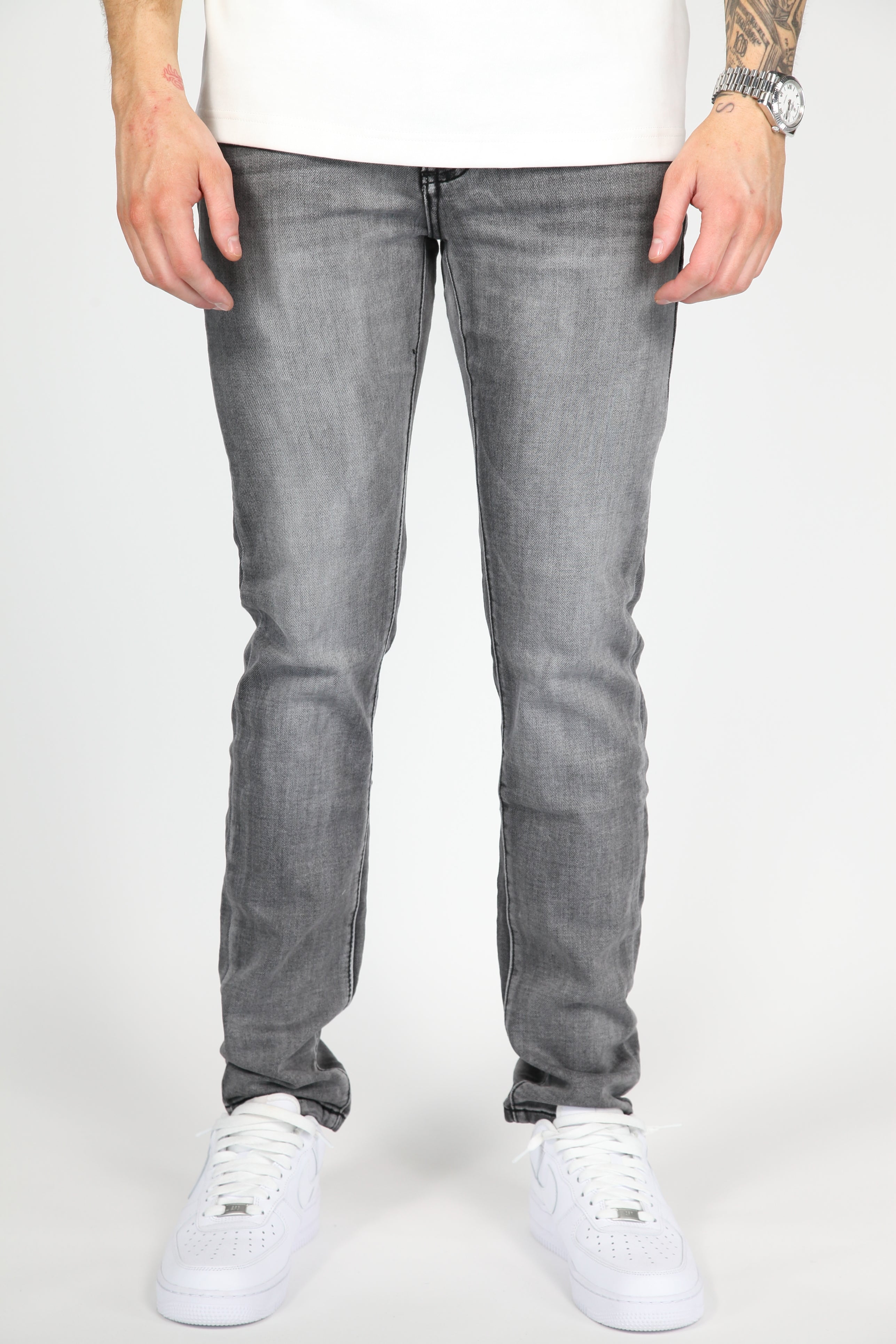 Valenci Slimfit Jeans Grijs