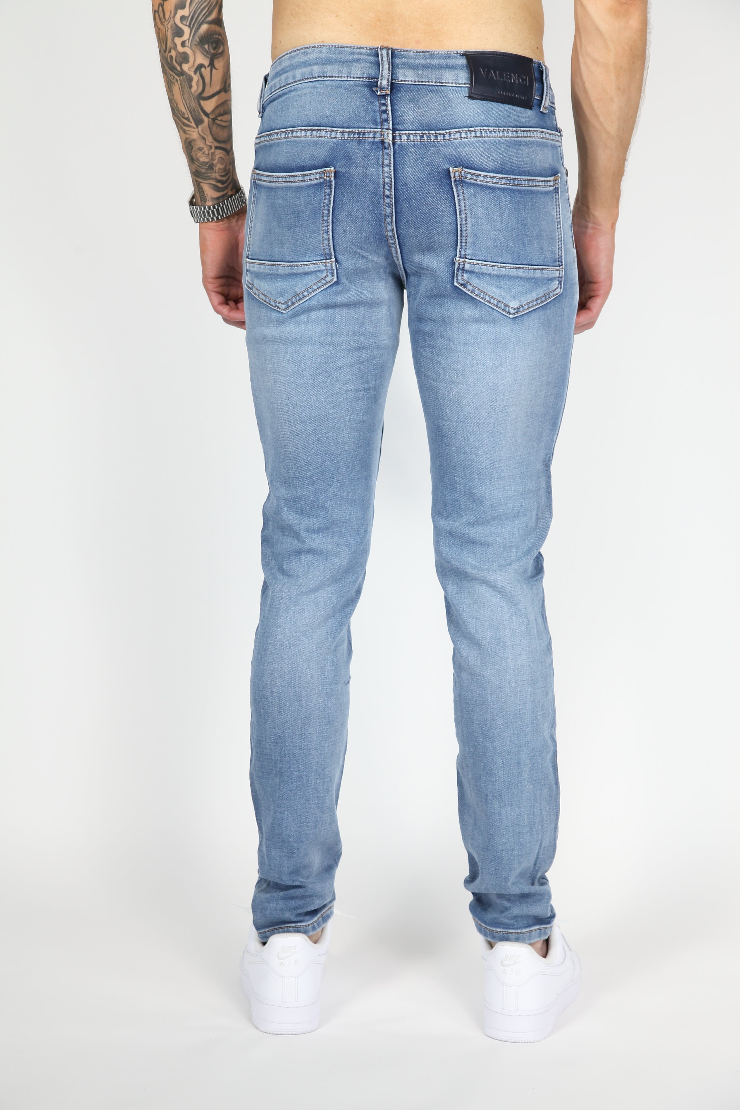 Valenci Slimfit Jeans Licht Blauw